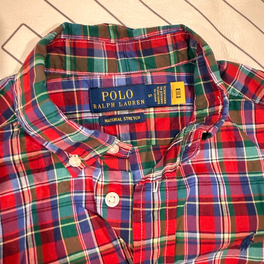 Polo Ralph Lauren Holiday Plaid Dress Shirt - Picture 5 of 10